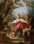 Jean Honore Fragonard Blind Man's Buff (mk08) oil painting picture wholesale